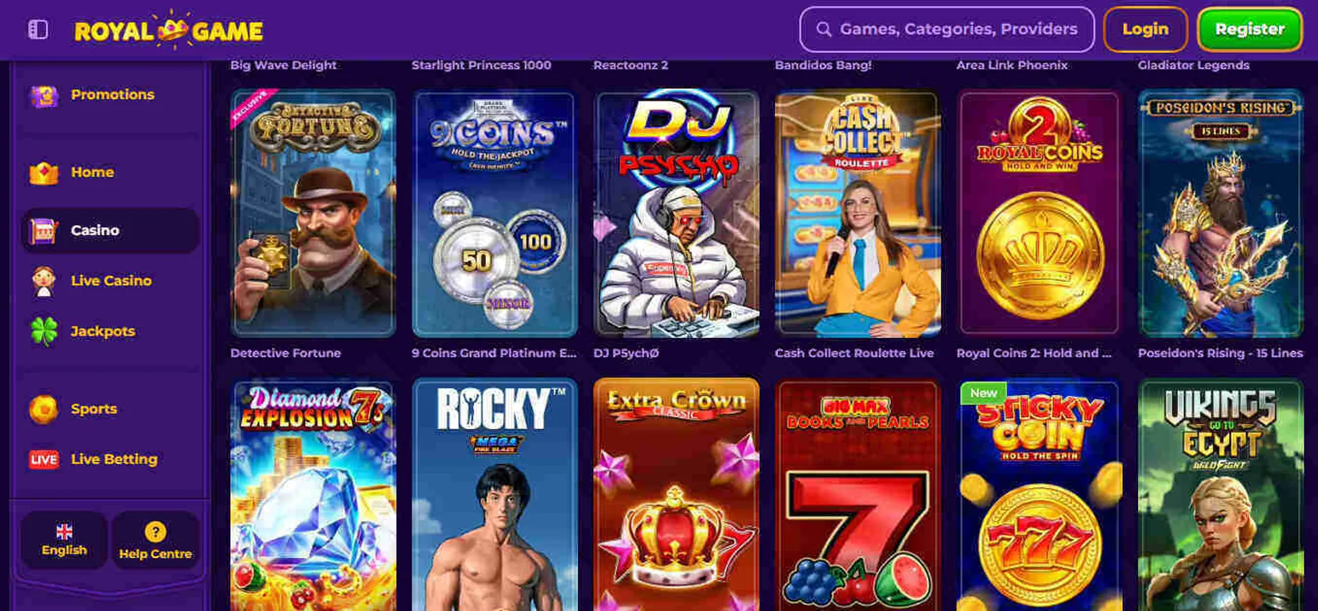 Multicanal jogo ao vivo online